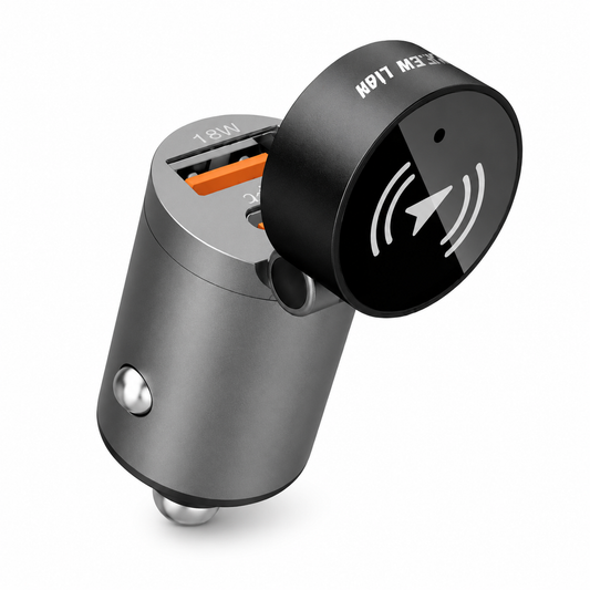 Dual Port Fast Car Charger with Car Tracker | Free UAE Shipping