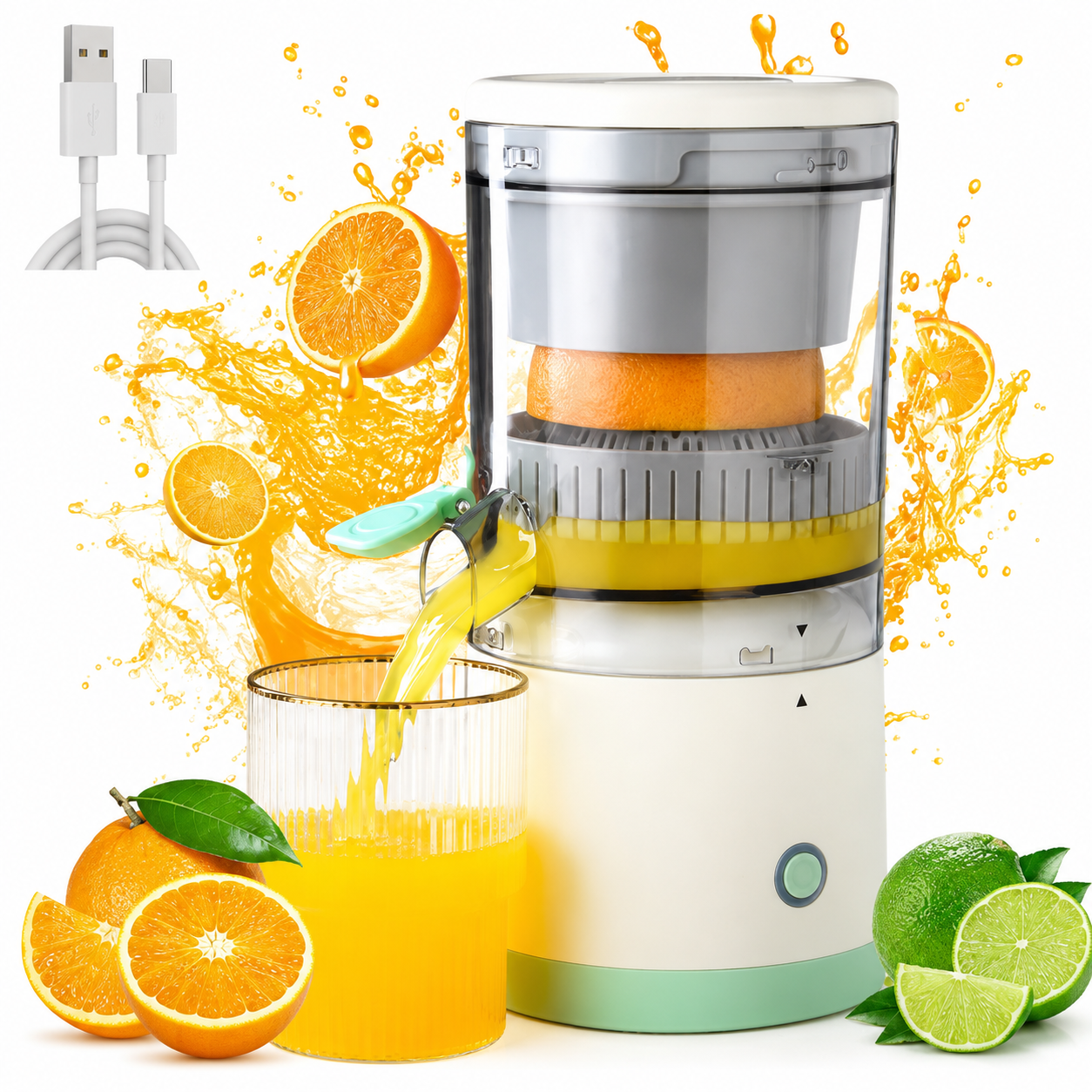 Wireless Electric Juicer – Portable Rechargeable Juice Blender | Free UAE Shipping