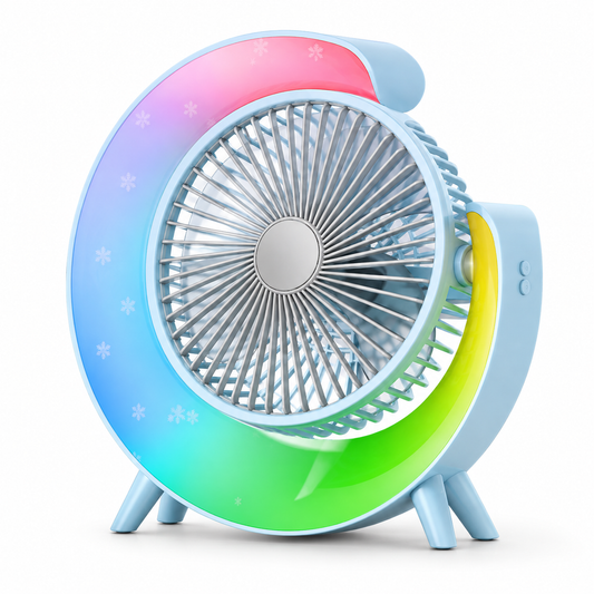 Portable Desktop Fan – Mini USB Rechargeable Fan | Free UAE Shipping
