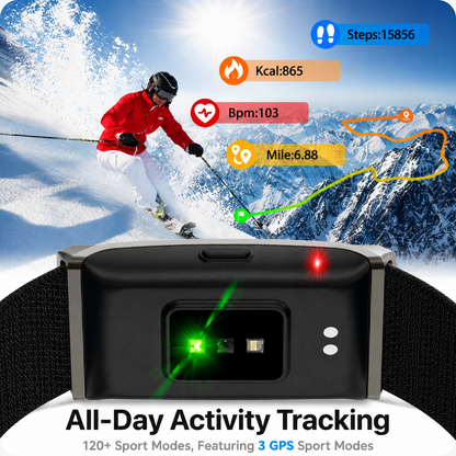 Smart Fitness Wristband with Heart Rate & Sleep Monitor | Free UAE Shipping