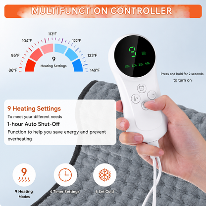 Electric Heating Pad for Back & Neck – Heat Therapy | Free UAE Shipping